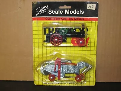 Scale Models Steam Engine And Thresher Toy Tractor • $30