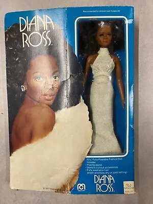 1977 Diana Ross 12-1/4  Mego Fashion Doll 76000 NRFB • $180
