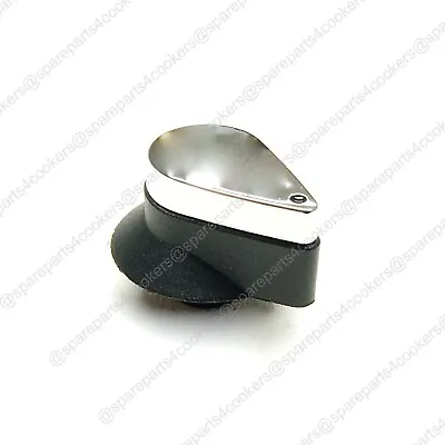 RANGEMASTER Genuine Toledo Cooker Control Knob - Matt / Chrome P030860 P051250 • £19.99