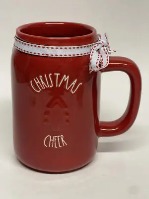 Rae Dunn Red Christmas Cheer Mason Style Mug • $20.97