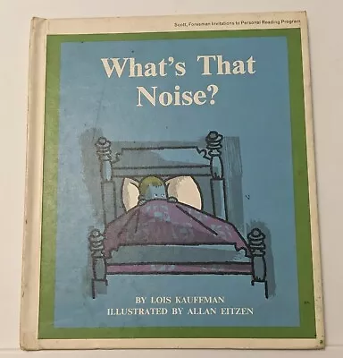 Vintage 1965 What's That Noise? Kauffman Scott Foresman Reading Learn Program • $3.99