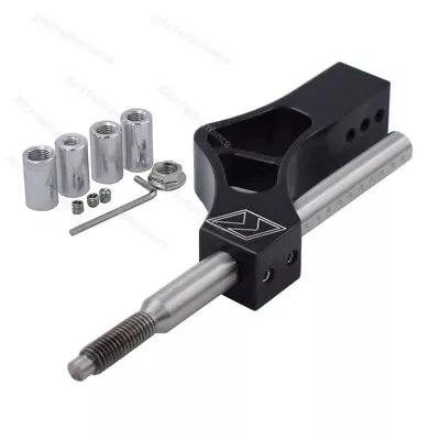 Black Aluminum Shift Knob Extender Adjustable Shifter Lever Extension • $18.99