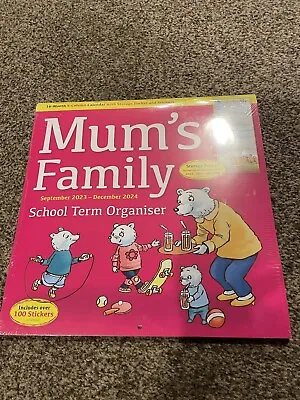 Mum's Family SCHOOL TERM ORGANISER  2024 - Lifestyle - Month To View - BNIP • £0.99