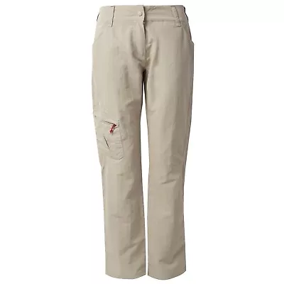 Gill Beige Womans UV Crew Cotton Chino Trousers Size 12 RRP £80 UV007W (625) • £14.95