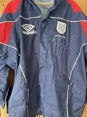 Official England Football Jacket Signed By David Beckham  • £150