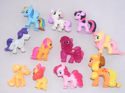 11x My Little Pony Mini Figures Applejack Pinkie Pie Cake Toppers Toys Bundle D6 • £8.99