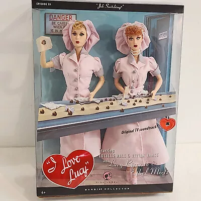 Barbie I LOVE LUCY  Job Switching  Episode 39 Lucy & Ethel Dolls Giftset NRFB  • $85