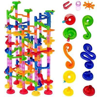 Marble Run Race 219 Pcs Set Building Construction Blocks Toy Game Track Maze Kid • £18.99