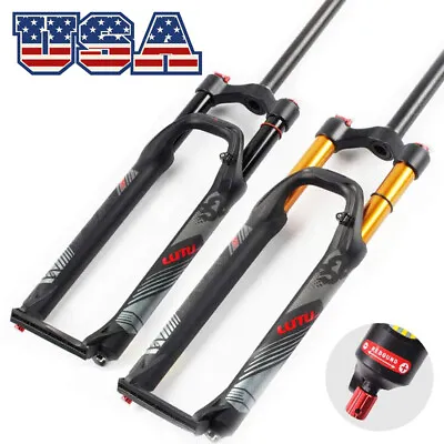 26/27.5/29  XC MTB Suspension Fork 1-1/8  Disc Brake Mountain Bike Forks 9mm QR • $90