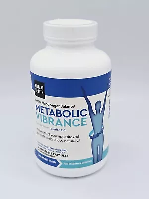 Vibrant Health Metabolic Vibrance Supplement Blood Sugar Balance 90 Cap Exp 8/24 • $17.95