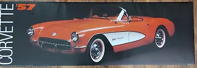 Vintage 1990 Poster 57 Corvette Ron Kimball Studios 36 X 12 Inches #19941 • $14.80