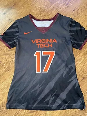 2018 Nike Virginia Tech Hokies #17 Carly Primo Worn Womens Lacrosse Jersey • $34.99