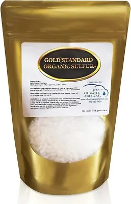 Gold Standard Organic Sulfur Crystals 1lb - 99.9% Pure MSM - Largest Flakes! • $40