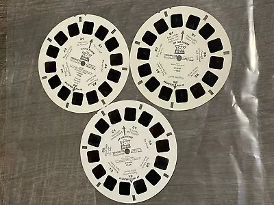 Disney Toy Story View Master Set Of 3 Reels Only A B C 4166 Buzz Woody 1995 • $15.19