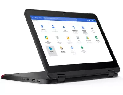 Touch Screen Lenovo 300e 11.6  Flip Chromebook 2.30ghz 4GB 32GB HDMI WIFI USB C • £79