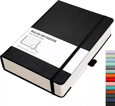 Lined Journal Notebook - A5 Note Book Hardcover Thick Notepad 320 Pages • £11.99