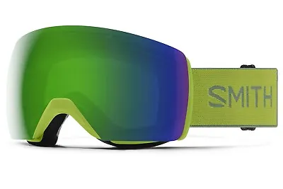 Smith Skyline XL Snow Goggles Algae Frame Chromapop Sun Green Mirror Lens New • $180