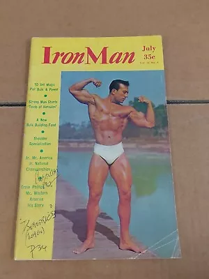 £5.99 • Buy Iron Man Vol 23 No 5 Bodybuilding Muscle Magazine Arnold Schwarzenegger Ironman