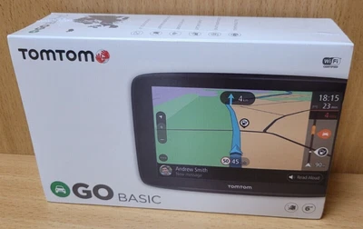 £89.95 • Buy TomTom Car Sat Nav GO Basic 6 Inch Screen UK & Europe Lifetime Map & Traffic