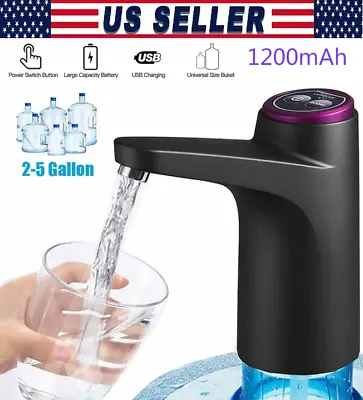 Water Bottle Switch Pump Electric Automatic Universal Jug Dispenser 5 Gallon USB • $9.99