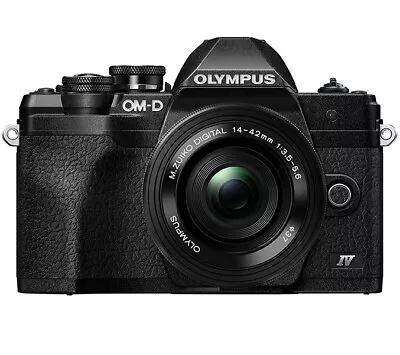 Olympus OM-D E-M10 MK4 Black 14-42mm EZ Kit • $1153.95