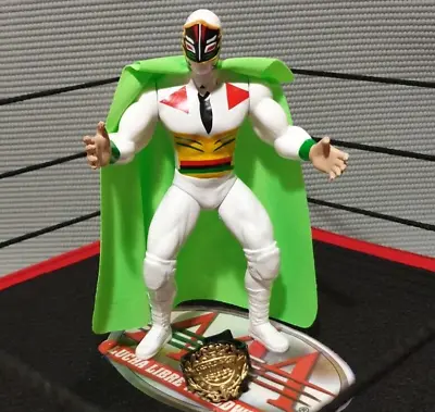 MASCARA SAGRADA ' Mexican Wrestler Toy 7  Tall - Juguete De Luchador Mexicano • $14.99