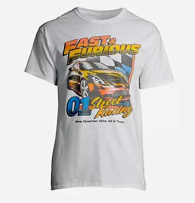 FAST & FURIOUS Movie T-Shirt L Dominic Paul Walker Vin Diesel Car Racing • $27.50