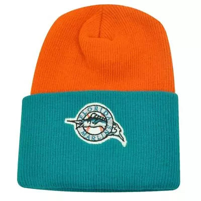 Mlb Florida Marlins Cuff Beanie Knit Toque Aqua Orange • $18.36