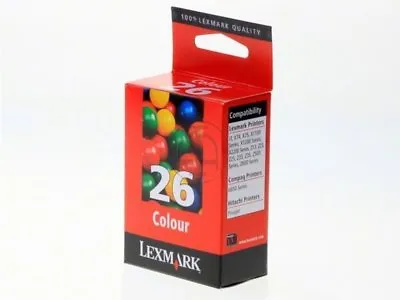 Genuine Lexmark Ink Cartridge - 26 COLOUR 10N0026E / X1100 X1110 X1130 X1140 NEW • £4.99