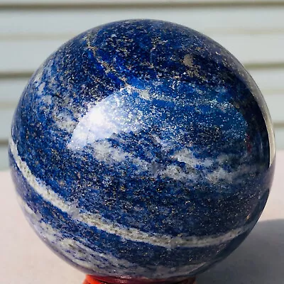 443g  Natural Lapis Lazuli Jasper Quartz Sphere Crystal Ball Reiki Healing • $15.50