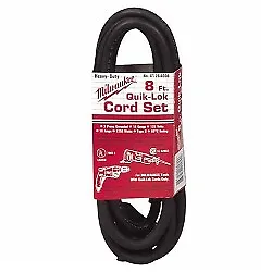 Milwaukee 48-76-4008 8 FT. QUICK LOCK CORD REPLACEMENT • $41.81