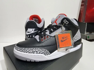 $600 • Buy Air Jordan 3 Black Cement, OG Nike Air 2018 NOS, 100% AUTHENTIC.