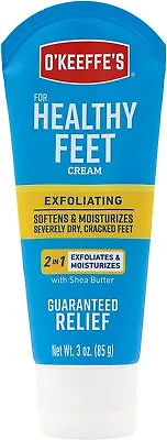 O'Keeffe's Healthy Feet Exfoliating Foot Cream 3 Ounce Tube • $11.57