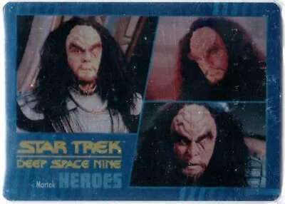 Star Trek Deep Space Nine Heroes & Villains Metal Base Parallel 23 Martok 47/75 • $34.99