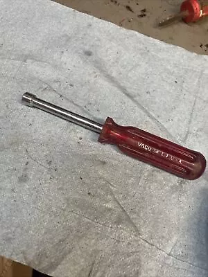 Vintage VACO S8  1/4 USA. Nut Driver  RED • $4.50