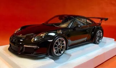 Auto Art (AUTOart) 1 18 Porsche 911 (991) GT3 RS Gloss Black   Extreme Beauty • $302.59