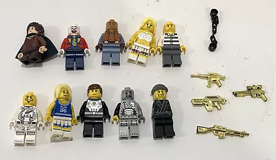 Lego Mini Figure Lot Of 10 Captain Panaka Frodo Bikini Girl Cheerleader Robot • $62.55