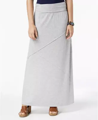 STYLE & CO Womens  Comfort-Waist Maxi Skirt Size X-Large XX-Large Gray • $19.99