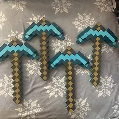 2014 Mattel Minecraft Transforming Diamond Sword/Pickaxe Lot Of 4 • $100