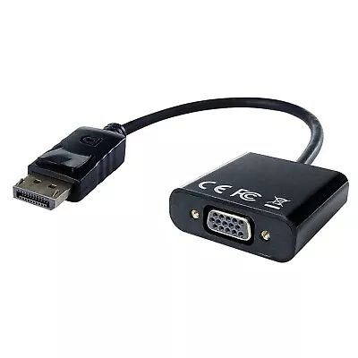 Connekt Gear DisplayPort (Male) To VGA (Female) Active Adapter Converter 26-0700 • £5.99