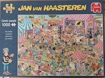 Jan Van Haasteren 1000 Piece Jigsaws Used.  Pop Festival  • £3.14