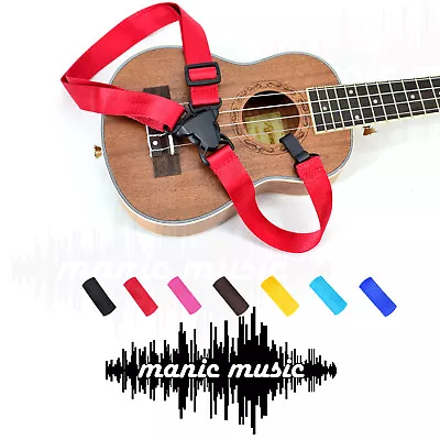 $13.79 • Buy Ukelele Ukulele Shoulder Strap Adjustable Nylon Cotton Colourful Classic Design 