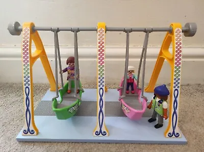 £10 • Buy Playmobil 5553 Summer Fun Amusement Park Boat Swings