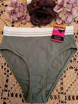 S/5 MAIDENFORM Super Soft Cotton Stretch DM032C~ HI-WAIST BIKINI Panty NWT • $9.99