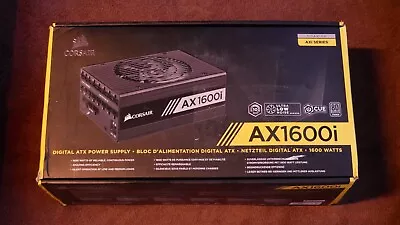 Corsair AX1600i 1600W Modular Power Supply 80 Plus Titanium • £270