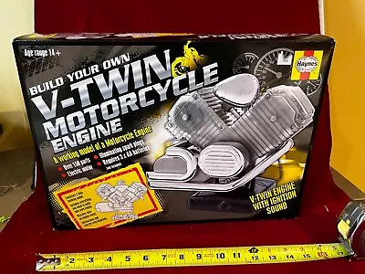 VINTAGE HAYNES #HMV21 V-TWIN MOTORCYCLE ENGINE- BATT. Op.FACTORY SEALED PARTS • $74.99