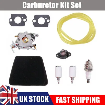 £10.99 • Buy Chainsaw Carburetor Fuel Filter Kit Set For McCulloch Mac 333,335,338,435,436