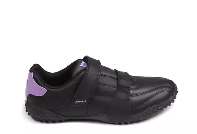  Lonsdale Fulham Ladies Trainers Black UK 4 US 6 *REFSSS759 • £25.99