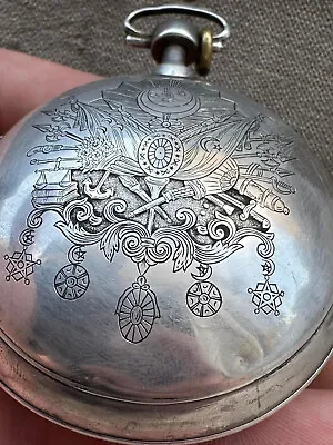 Antique Ottoman Empire Turkish Silver Prior Quarter Repeater Award Pocket Watch • $6500