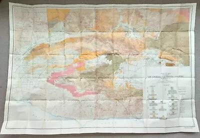 Geological Survey Map Book Los Angeles & Ventura Counties California Kew 1924 • $339.96